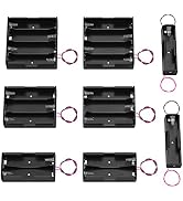 DAIERTEK 18650 Battery Holder with Wire 3.7V 1 18650 Battery Holder, 7.4V 2 18650 Battery Holder,...