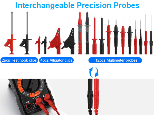 Silicone Multimeter Test Leads Kit