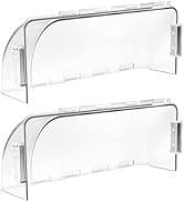 2 Pack Air Vent Deflector (8"-15") Length, Magnetic Clear Adjustable Home Registers Air Condition...