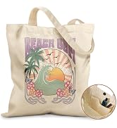 Miss Adola Aesthetic Tote Bag for Girls - with Magnetic Buckle and Zipper Inner Pocket for Women ...