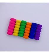 Sluswallow 10Pcs Multicolour Soft Foam Pencil Grips, Pen Grippers for Diamond Painting Pens Drill...