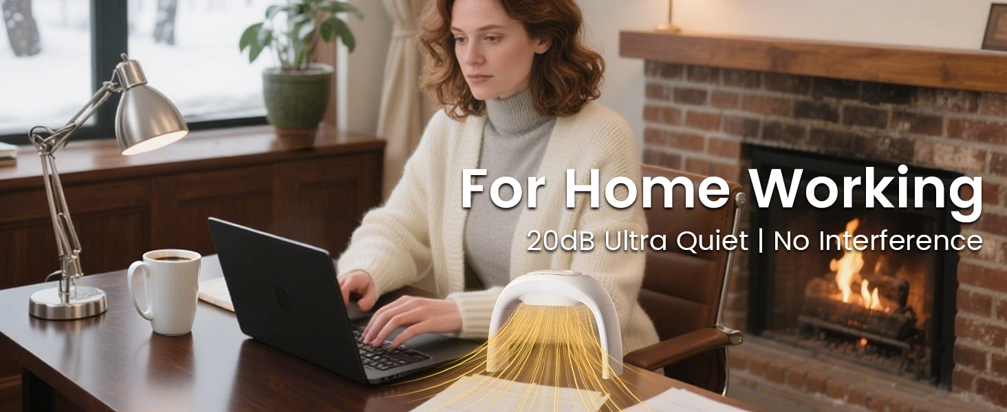 xuenair 110V 100W mouse hand warmer is 20dB ultra quiet for home working and no intefence