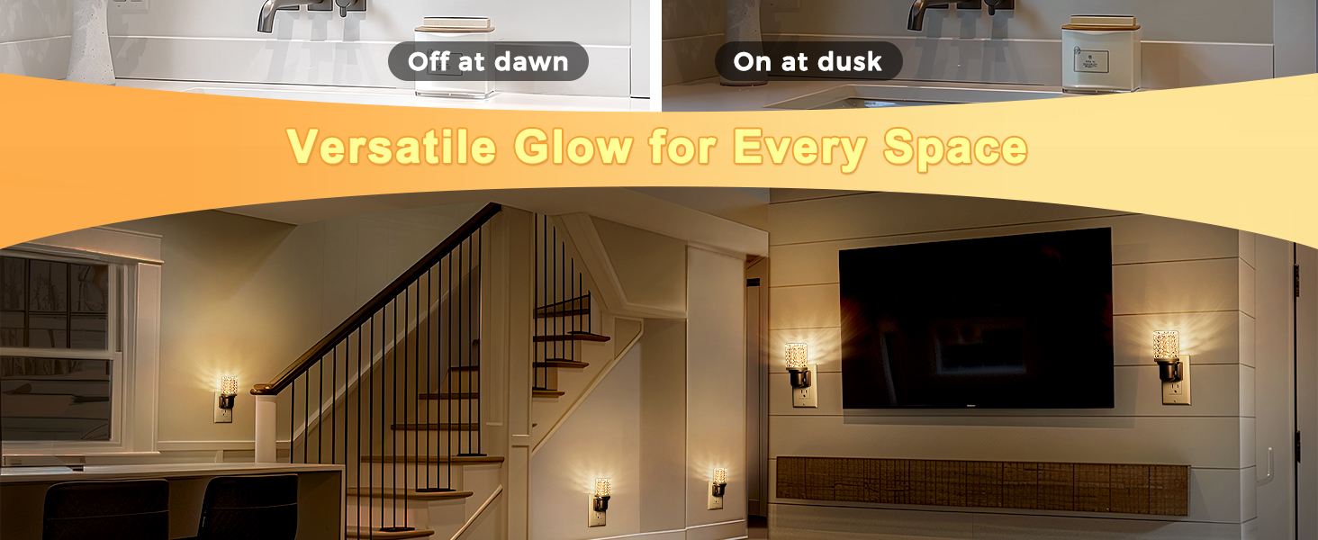 plug in night light for bathroom bedroom hallway kitchen living room