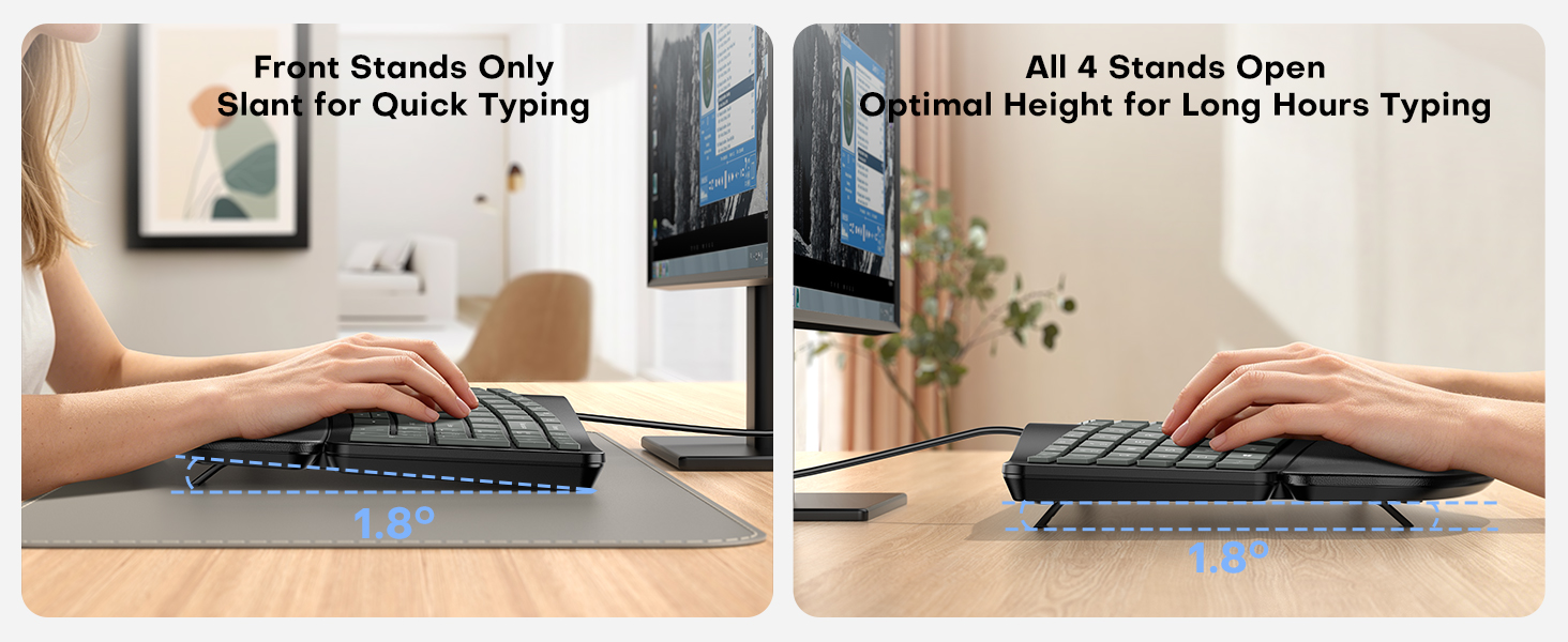 wired ergonomic keyboard