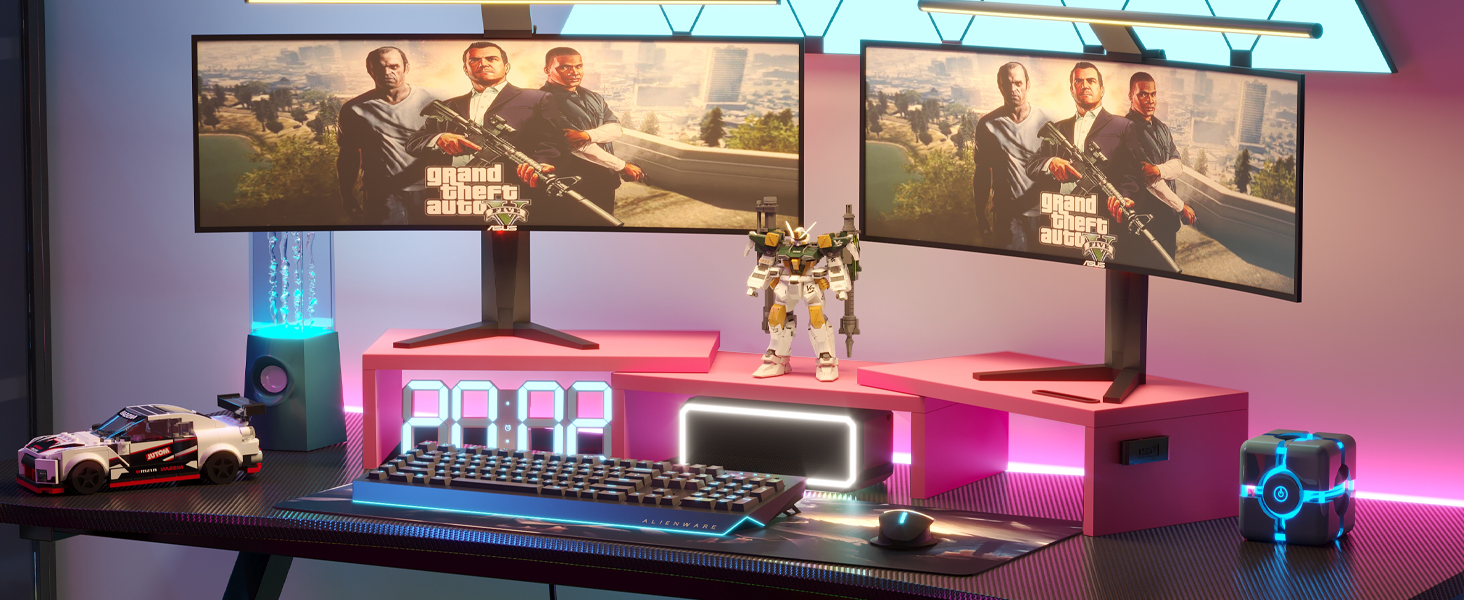 Dual Monitor Stand Riser