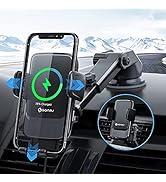 Wireless Car Charger Mount, SONRU 15W Wireless Fast Charging Car Phone Holder Mount, Power-Off De...