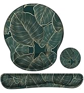 iLeadon Ergonomic Mouse Pad with Wrist Support, Mouse Pad with Wrist Rest Set, Easy Typing & Pain...