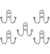 OSALADI 5pcs European Style Zinc Alloy Wall Hooks for Home Organization Elegant Wall Hangers for ...