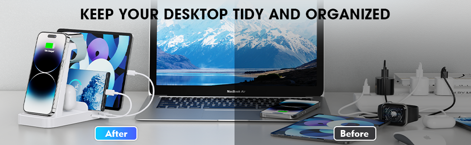5 in 1 Wireless Charging Station