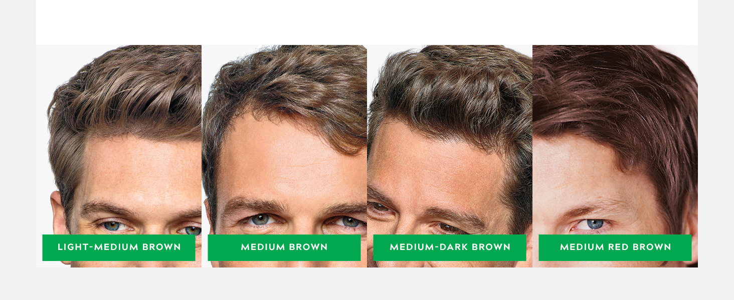 Medium brown/red shades