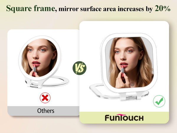 travel makeup mirror with magnification