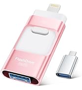 MFi Certified 256GB iPhone Flash Drive, Photo Stick Memory Stick for iPhone iPad, USB Thumb Drive...