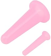 2Pcs Pink Cupping Set,Mini Silicone Face Cupping Set Vacuum Suction Massage Cups Anti Cup Facial ...