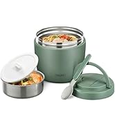 Soup Thermo for Hot Food Adults 32OZ Lunch Containers Wide Mouth Hot Food Jar Vacuum Insulated St...