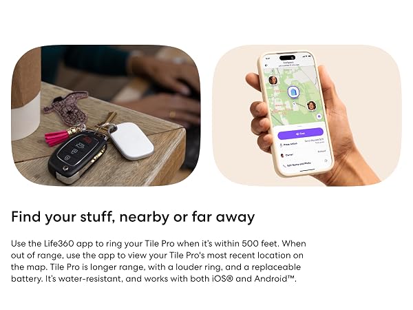 Find your stuff, nearby or far away