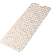 Bathtub and Shower Mats, Extra Long Non-Slip Bath Mat 39 x 16 Inch, Machine Washable Bath Tub Mat...