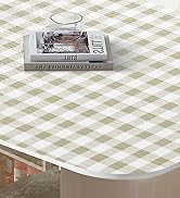 ALIUNI SHELF LINER DRAWER LINER CABINET LINER GREEN PLAID