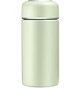 Mini 7 oz Stainless Steel Insulated Vacuum Water Bottle, Cute Small Thermoses, Flask, Leak Proof,...
