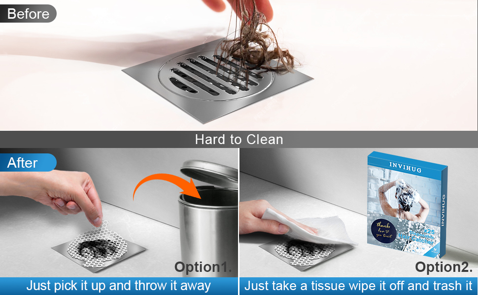 INVIHUG Drain Hair Catcher