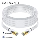 Cat 8 Ethernet Cable 75 FT, Outdoor&Indoor High Speed Heavy Duty Network LAN Internet Cable,SFTP ...