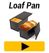 Beasea Pullman Loaf Pan 2 Pack 1lb