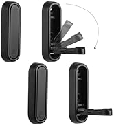 Dntorx Folding Coat Hooks, 4 Pcs Foldable Black Wall Hooks Heavy Duty Foldable Hook Bathroom Towe...