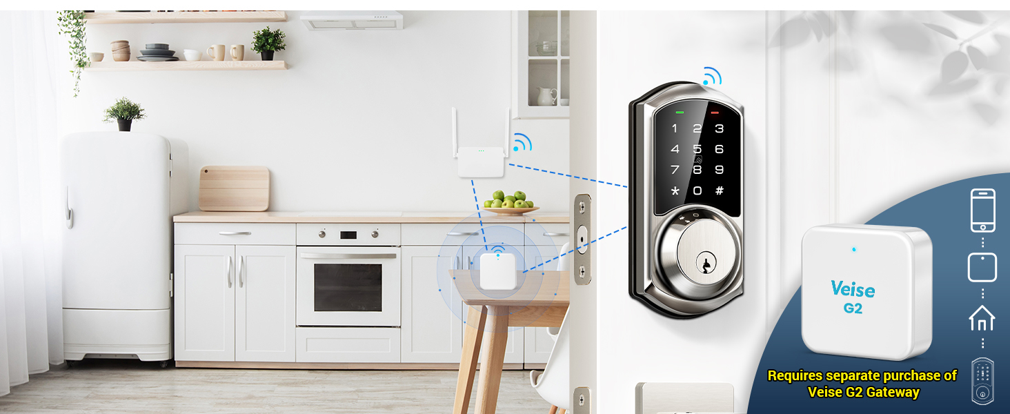 Optional Wi-Fi control: Add a G2 gateway (sold separately) for remote access from anywhere