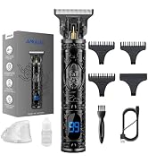 Professional Hair Clippers for Men, Zero Gapped T Blade Trimmer, Cordless Rechargeable Beard Trim...