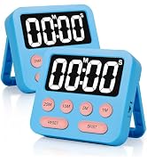 Pomodoro Timer, Digital Productivity Timer with Large Display, Kitchen Timers for Cooking, Settin...