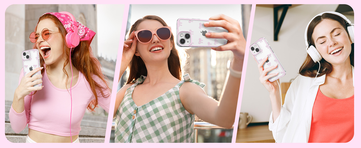 6-Trendy Attractive Chic Style Aesthetic bow Design phone case
