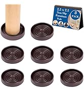 Fursafe&Q Rubber Caster Cups, Non Slip Furniture Pads Hardwood Floors-Furniture Coasters Cups wit...
