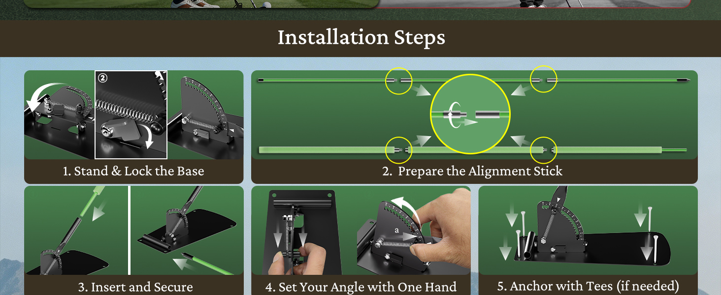 Path trainer pro golf installation and usage method