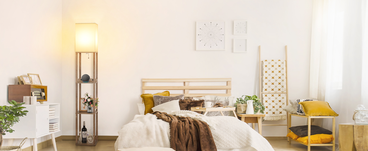 Floor lamp for bedroom