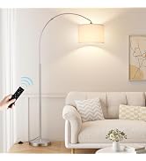 Ambimall Dimmable Arc Floor Lamp with Remote, Color Temperatures and Brightness Adjustable, Arche...