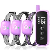 Heaflex Dog Traning Collar - 2600FT Shock Collar for Dogs with Remote Control, IP68 Waterproof 3 ...