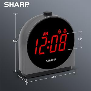 perfect size clock decor modern clean design easy to see easy to read. simple clock