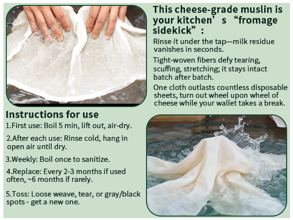 Cheesecloth for Straining