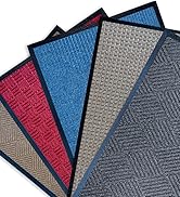 Envelor Door Mat Indoor Outdoor Front Doormat Welcome Mat Low Profile Durable Non-Slip Floor Mat