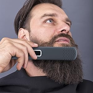 Beard straightening