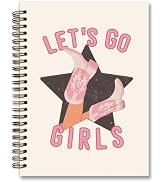 foedor Preppy Pink Spiral Notebook,Trendy Girly Notebook for Teen Girls Women,Hardcover College R...