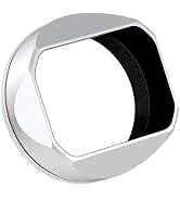 Haoge Square Metal Lens Hood for Fujifilm X100VI Fuji X100V X100F X100T X100S X70 Camera Silver w...