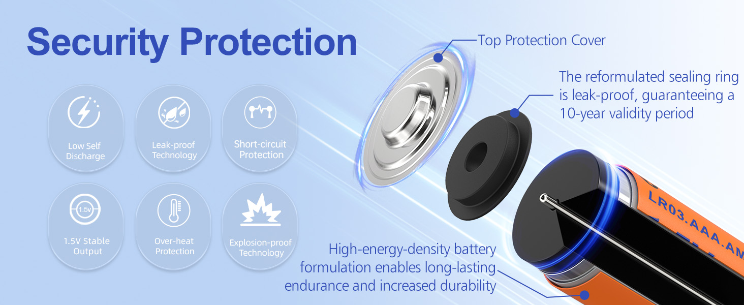 LR03 Triple AAA Batteries