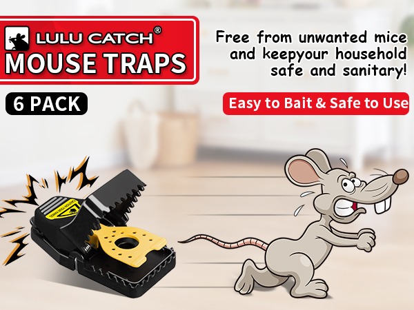 Small Rat Traps That Work,Mice Killer Indoor Mouse Snap Traps No See Kill Mousetraps