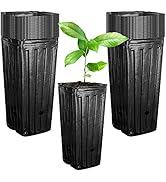 Iceyyyy 40Pcs Tall Tree Pots,Plastic Deep Nursery Treepots,7.8" Tall Seedling Flower Plant Contai...