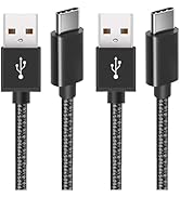 FWCLO PS5 Controller Charger Cable,2 Pack 6.6ft USB C Cord for iPhone 16/15 Pro Max for Kindle Fi...