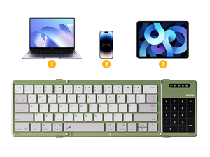 Connect 3 devices at once.