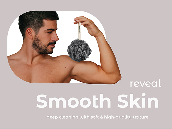 reveal glowing smooth skin deep cleaning with soft and high quality texture sponge