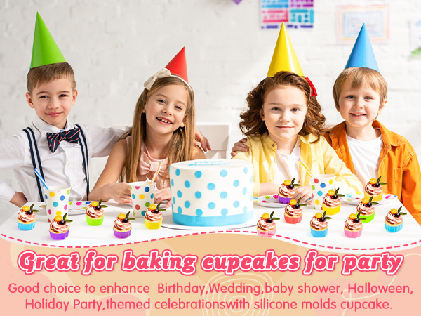 Nonstick Muffin Baking Mould for Desserts Donuts Puddings Supply Party