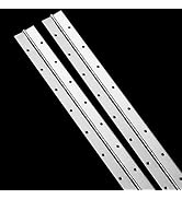 EPHECH 20Inch Continuous & Piano Hinges, 2PCS Heavy Duty Stainless Steel Piano Hinge, Smooth Poli...