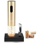 Secura Electric Wine Opener, Automatic Electric Wine Bottle Corkscrew Opener with Foil Cutter, Re...